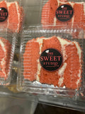 Strawberry Crunch cake slice