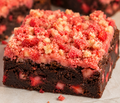 Strawberry Crunch Brownies